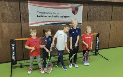 Auch im Winter wird der Schläger geschwungen 🎾